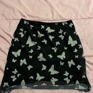 Wild Fable Mesh butterfly skirt